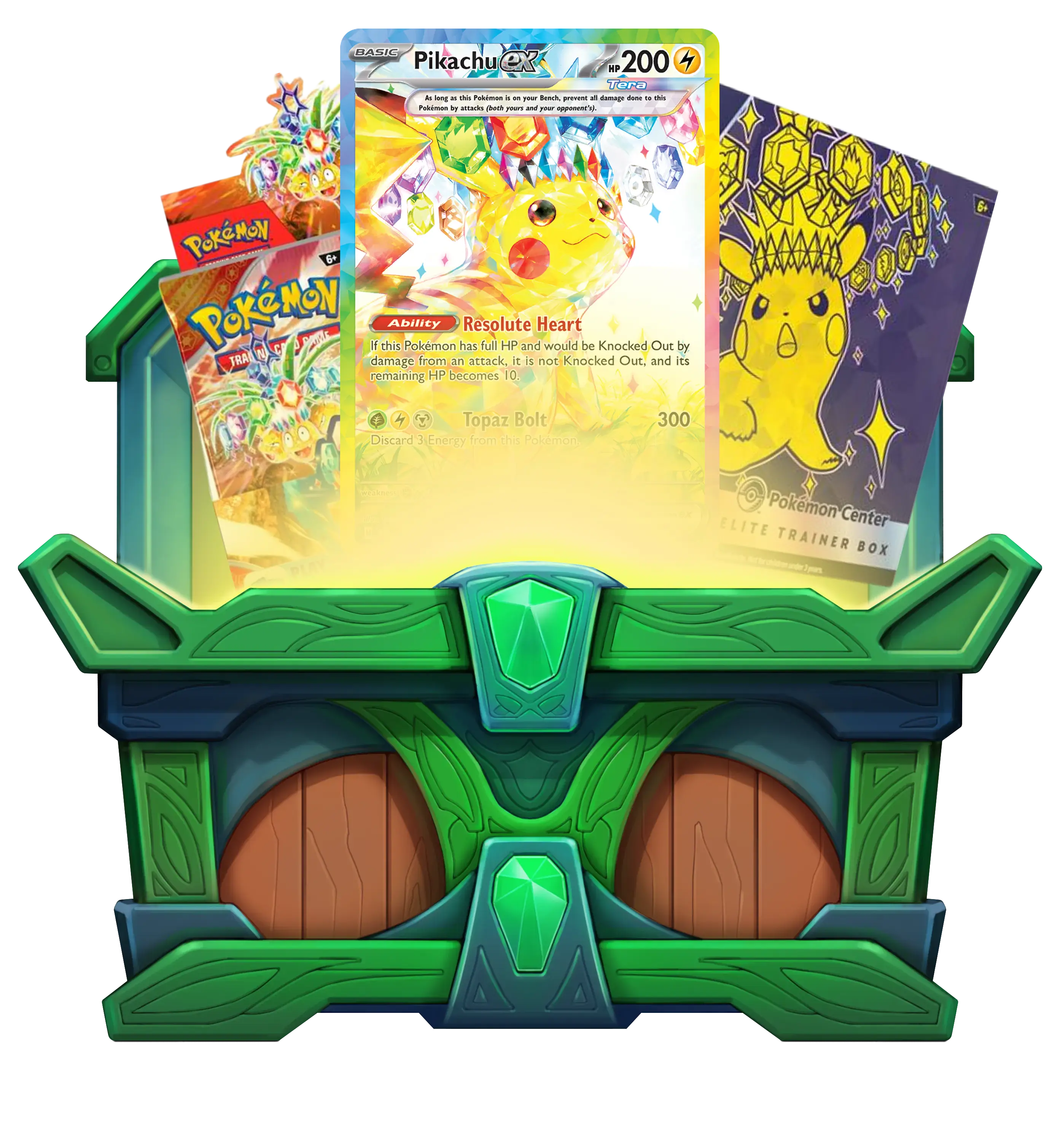 pikachu ex surging sparks booster box Pokmon TCG: Scarlet & Violet while new Ace Spec cards and more new Pokmon ex bring surprises of their own Goldin | The Global Go-To